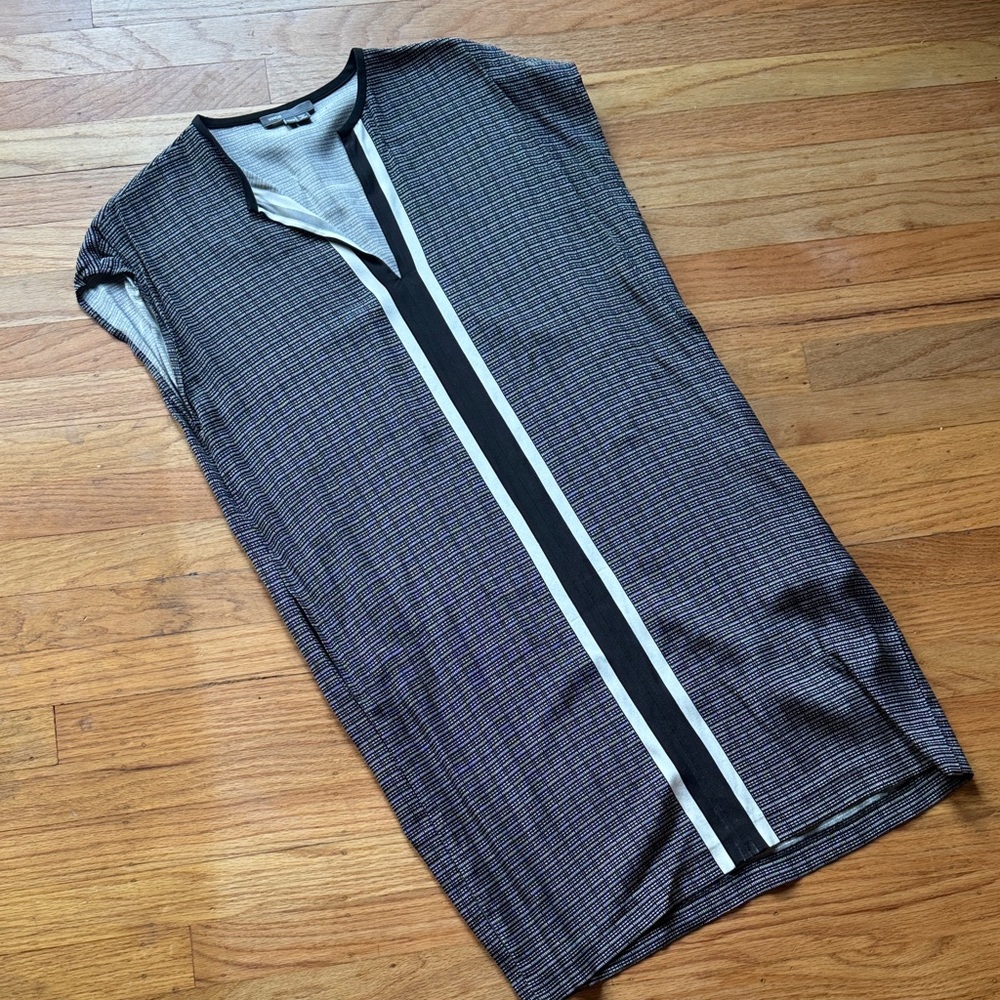 Vince Silk Patterned Dress